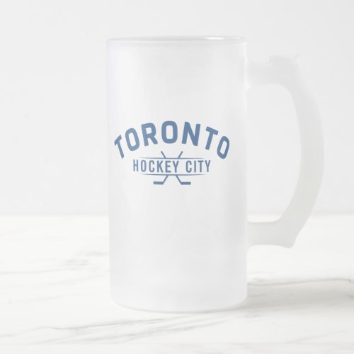 Toronto Hockey City 16oz Frosted Glass Mug