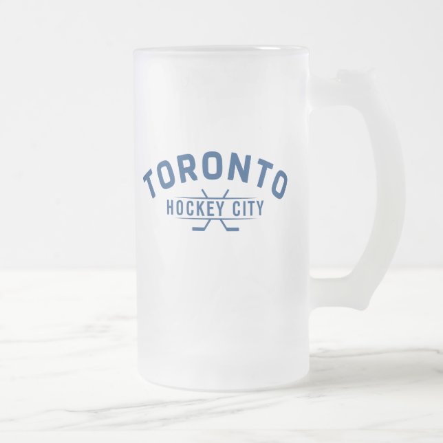 Toronto Hockey City 16oz Frosted Glass Mug (Right)