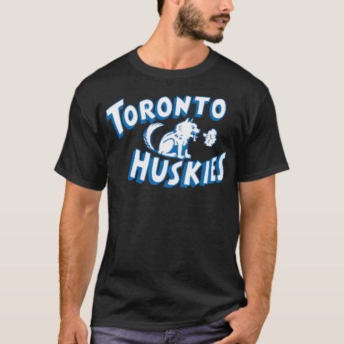 Toronto Huskies Vintage NBA Basketball Logo Classi T_Shirt