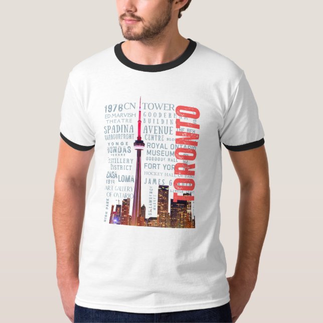 Toronto Iconic Landmarks T-Shirt (Front)