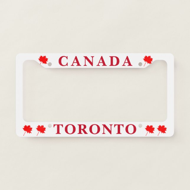 Toronto License Plate Frame (Front)