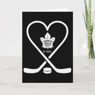 Toronto Maple Leafs Valentine Sticks Nhl Officiall Card