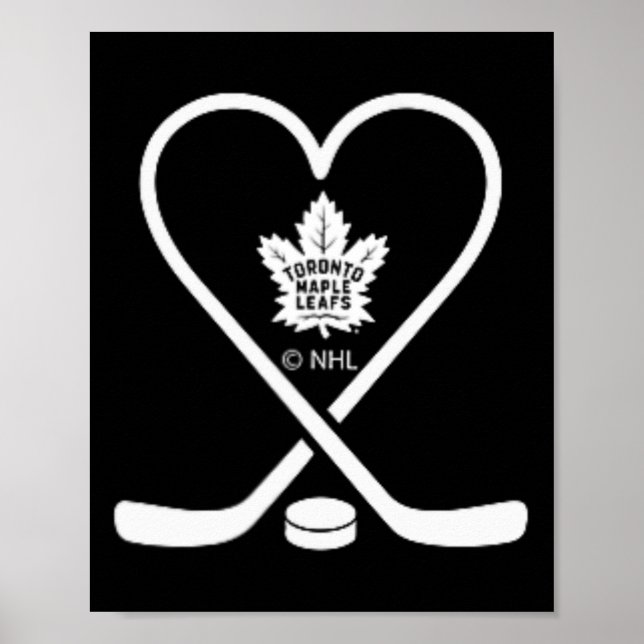 Toronto Maple Leafs Valentine Sticks Nhl Officiall Poster (Front)