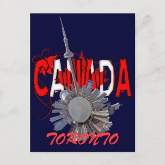 toronto mini planet postcard