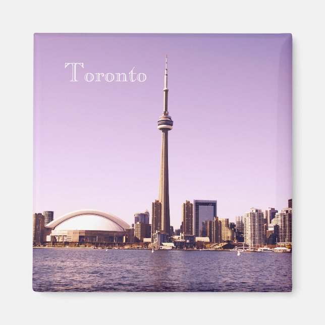 Toronto morning skyline magnet (Front)