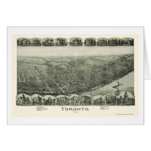 Toronto, OH Panoramic Map - 1889