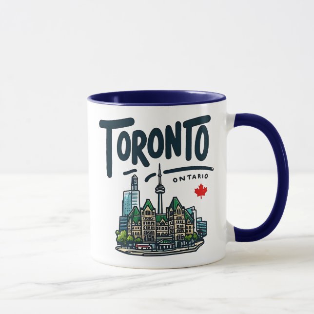 Toronto Ontario Canada  Mug (Right)