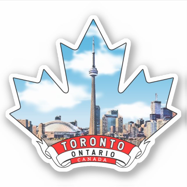 Toronto, Ontario Canada Sticker (Front)