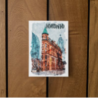Toronto Ontario Canada Travel Watercolor