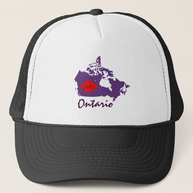 Toronto Ontario Customize Canada hat (Front)