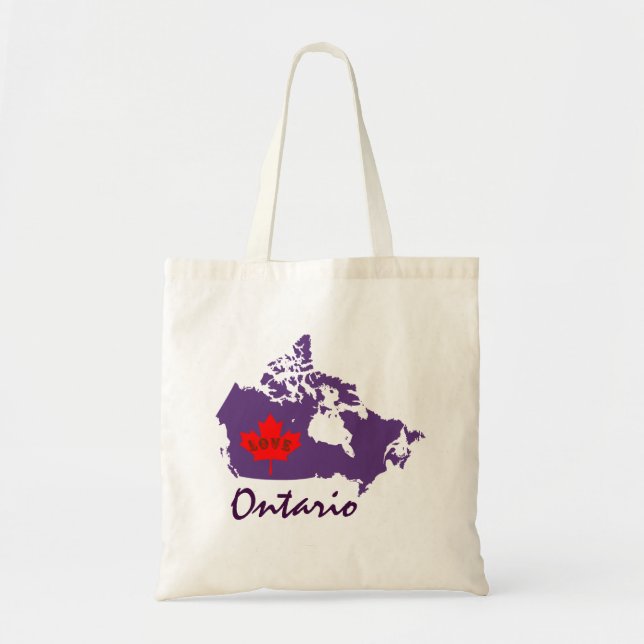 Toronto Ontario Customize Canada Province bag (Front)