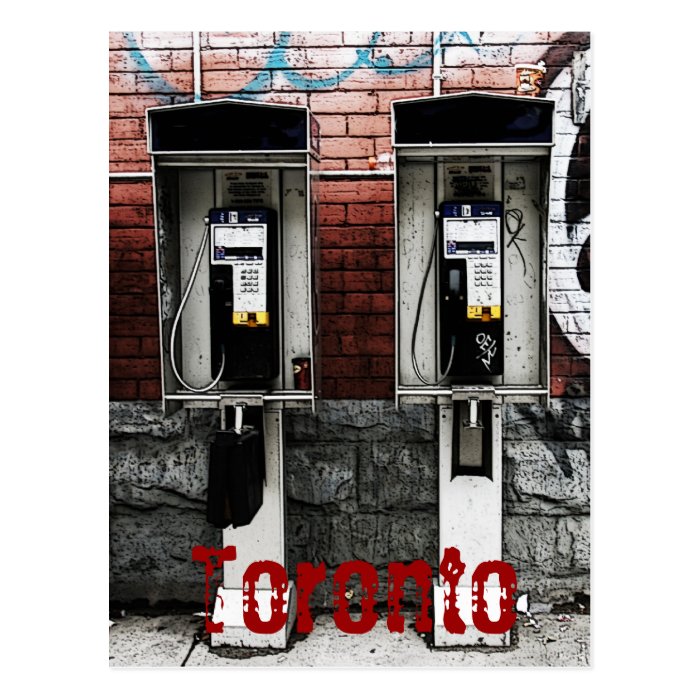 Toronto payphones postcard