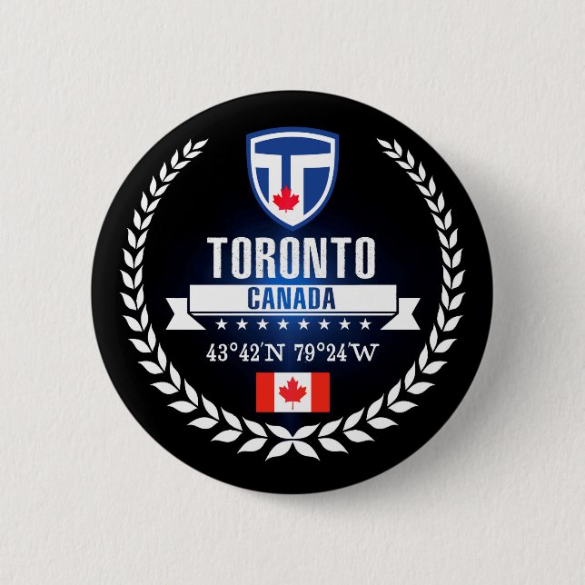 Toronto Pinback Button (Front)