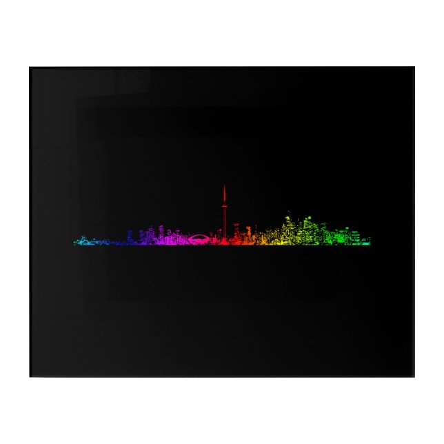 Toronto Rainbow Acrylic Print (Front)