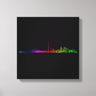 Toronto Rainbow Canvas Print