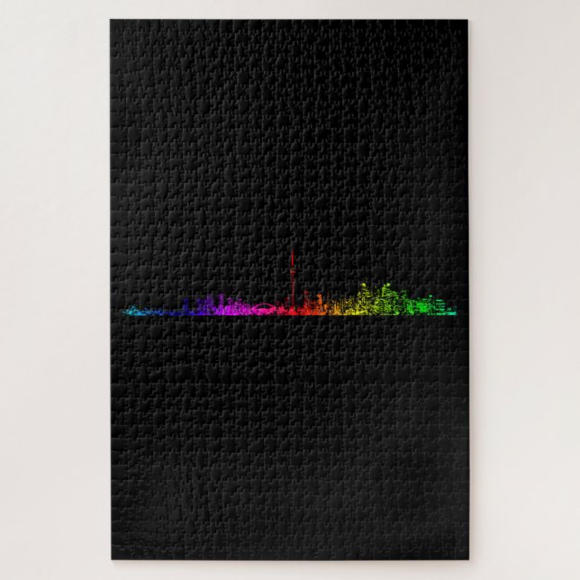 Toronto Rainbow Jigsaw Puzzle (Vertical)