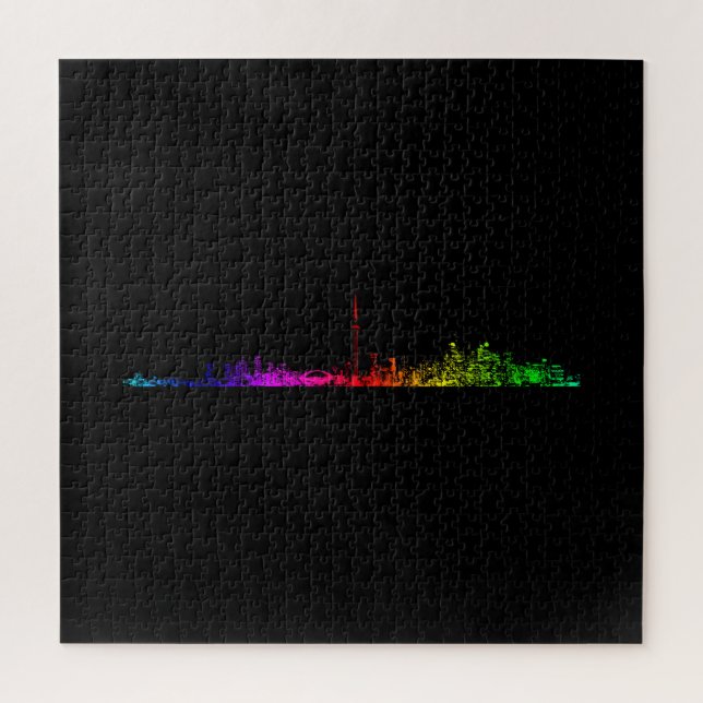 Toronto Rainbow Jigsaw Puzzle (Vertical)