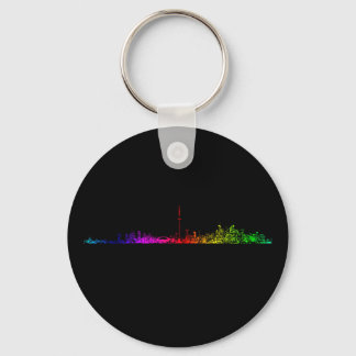 Toronto Rainbow Keychain