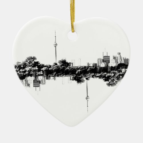 Toronto Reflection Ceramic Ornament