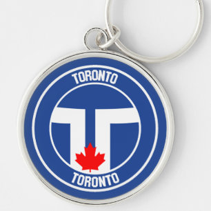 Toronto Round Emblem Keychain