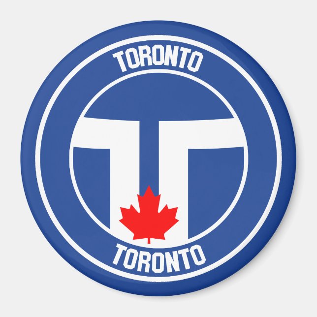 Toronto Round Emblem Magnet (Front)
