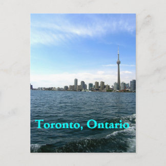Toronto Sky Line and CN Tower. Postcard
