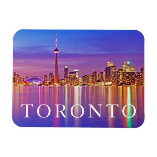 Toronto Skyline at Dusk Magnet