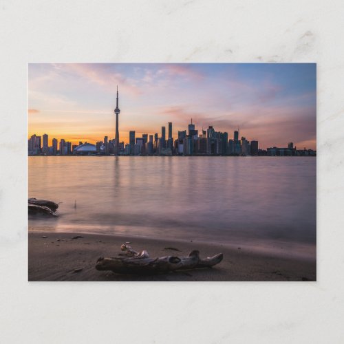 Toronto Skyline at Sunset Postcard