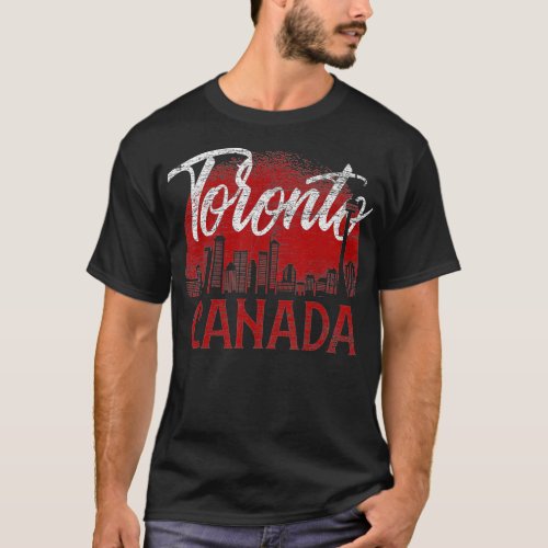 Toronto Skyline Canada  T_Shirt