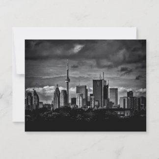 Toronto Skyline From The Pape Ave Bridge No 2 Postcard