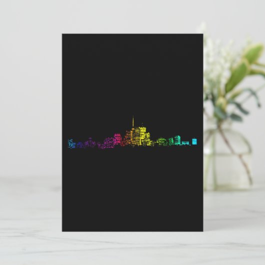 Toronto Skyline Gradient (Standing Front)