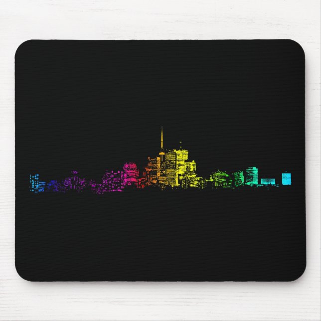 Toronto Skyline Gradient Mouse Pad (Front)