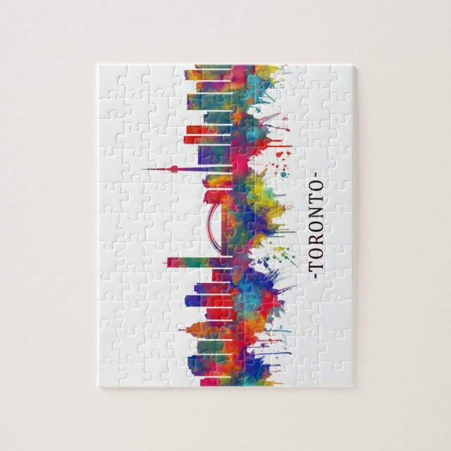 Toronto Skyline Jigsaw Puzzle (Vertical)