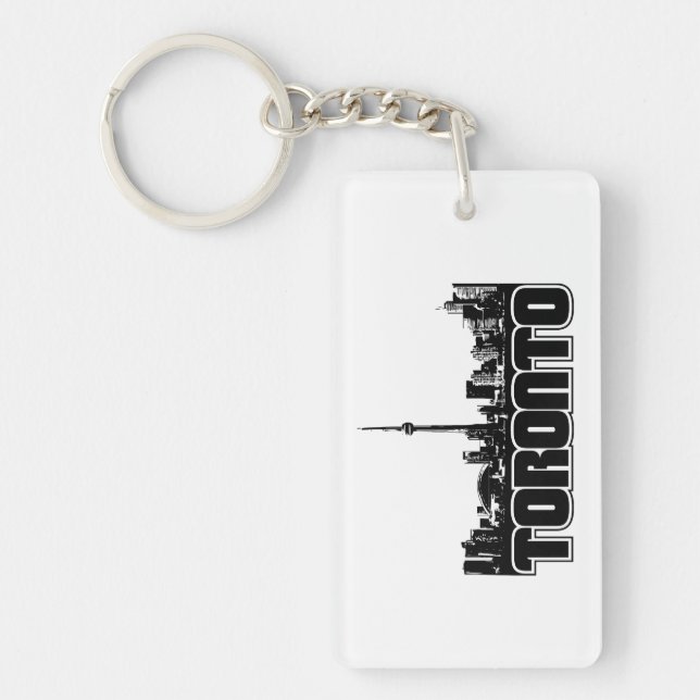 Toronto Skyline Keychain (Front)