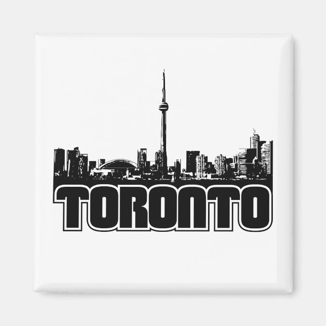 Toronto Skyline Magnet (Front)