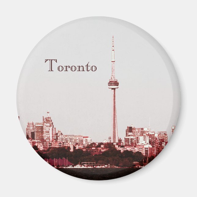 Toronto skyline magnet (Front)