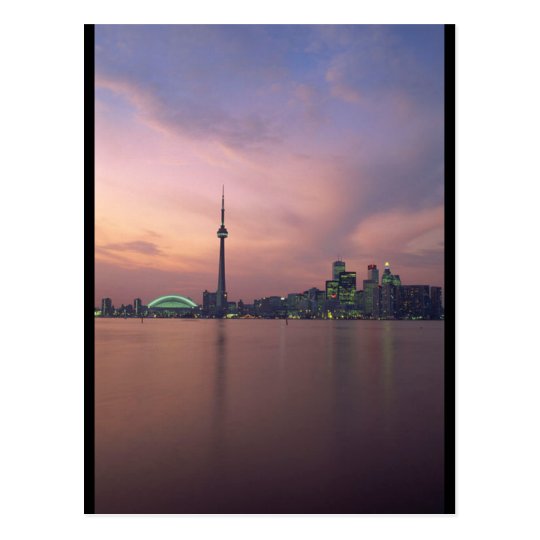 Toronto Skyline Portrait Postcard