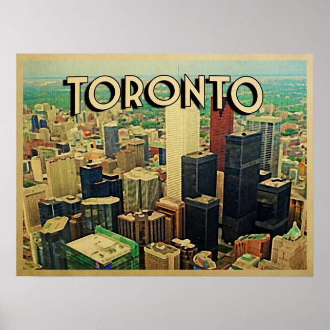Toronto Skyline Poster (Front)