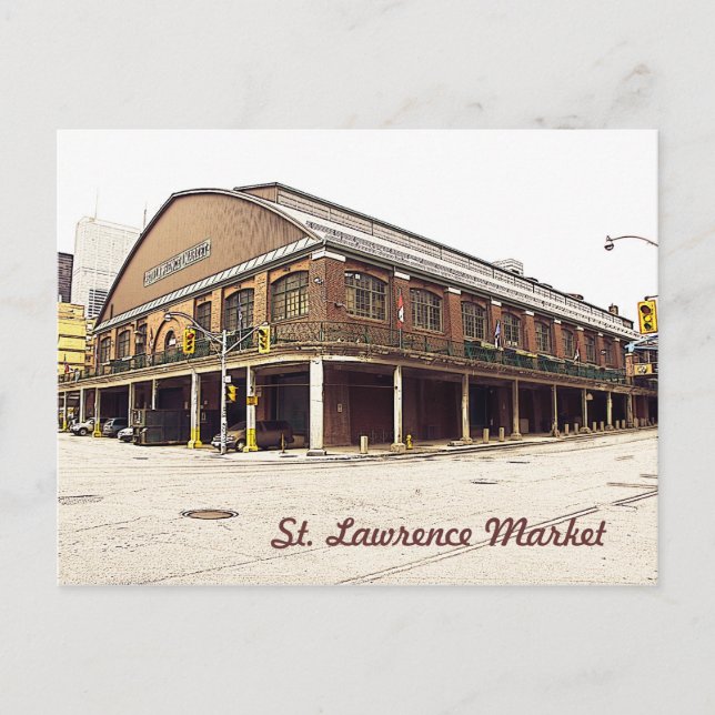 Toronto St. Lawrence Market Postcard (Front)