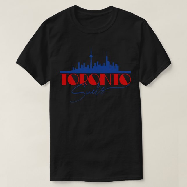 Toronto Sucks Retro Style Design T-Shirt (Design Front)