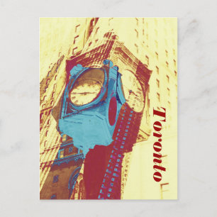 toronto time - old closck by Union station Postcard