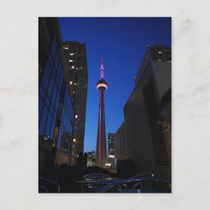 Toronto Tower Night Postcard