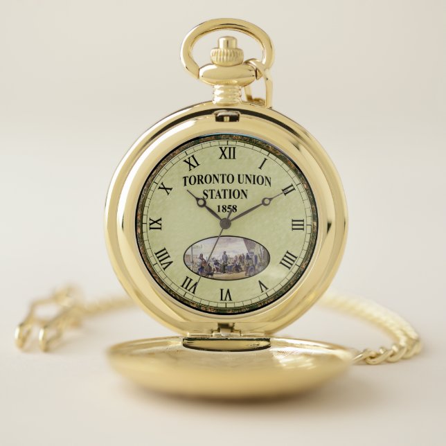 Toronto Union Station ~ Ontario ~ Canada ~   Pocket Watch (Inside)