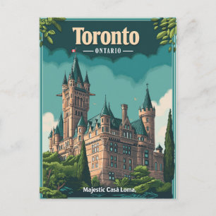 Toronto: Vintage Casa Loma Postcard