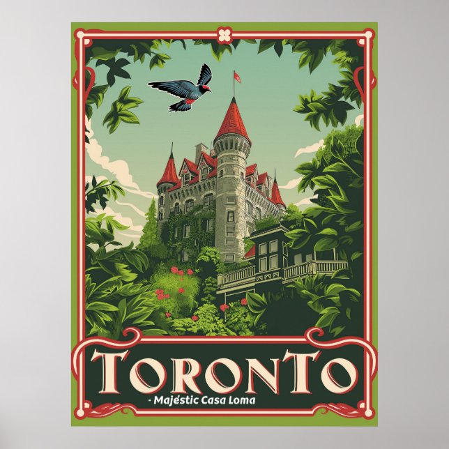 Toronto: Vintage Casa Loma Poster (Front)