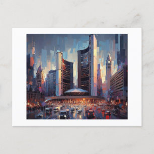 Toronto with City Hall, Postcard
