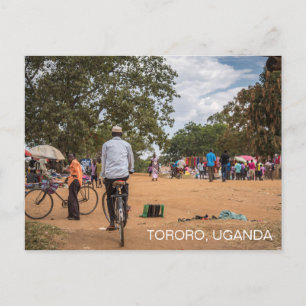 Tororo Uganda Market Travel. Customize  Postcard