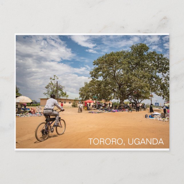 Tororo Uganda Market Travel Postcard (Front)
