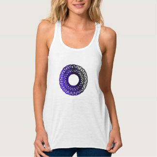 Torpam purple black tank top