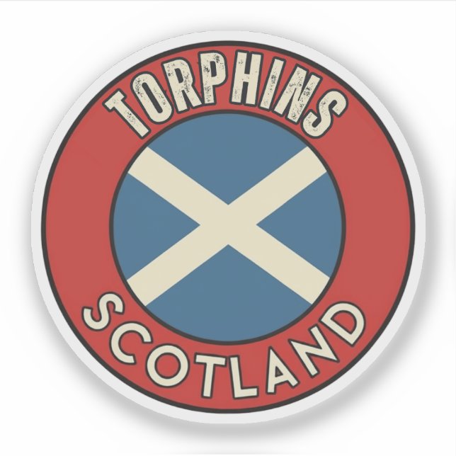 Torphins, Scotland Sticker (Front)